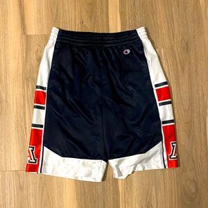 Univeristy of Arizona Champion Men's Navy and White Athletic Shorts